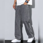 UrbanEase Relaxed Fit Washed Grey Jeans